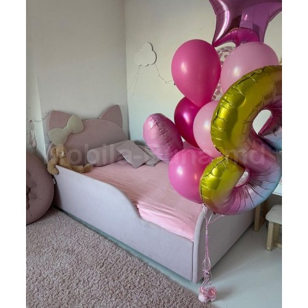 Pat moale „Kitty” pentru fete